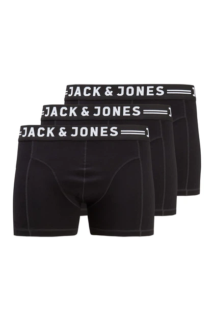 Набір трусів боксерів Jack&Jones, 3 шт чорні 3XL (800121-12829) - Фото 1 Набір трусів боксерів Jack&Jones, 3 шт чорні 3XL (800121-12829) - изображение 1