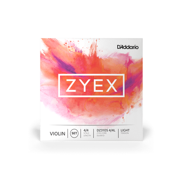 Струни для скрипки D'Addario ZYEX VIOLIN STRING SET 4/4 MEDIUM TENSION (Silver D) - Фото 1 Струни для скрипки D'Addario ZYEX VIOLIN STRING SET 4/4 MEDIUM TENSION (Silver D) - зображення 1