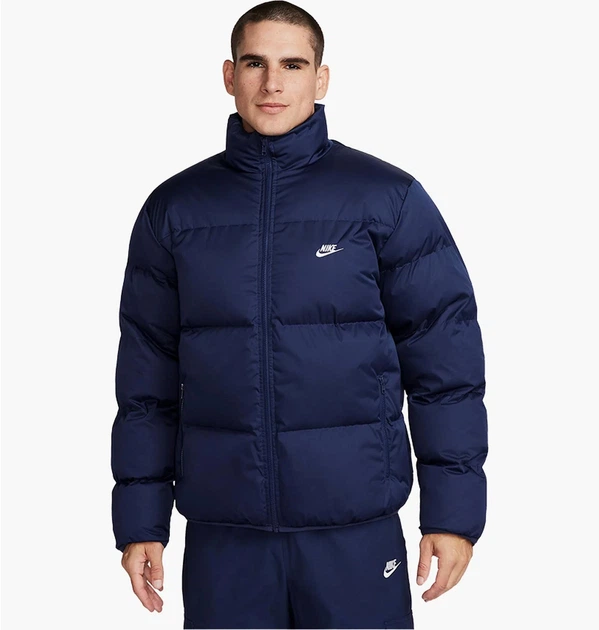 Куртка мужская Nike Sportswear Club Puffer XL Темно-синій FB7368-410 - Фото 1 Куртка мужская Nike Sportswear Club Puffer XL Темно-синій FB7368-410 - изображение 1
