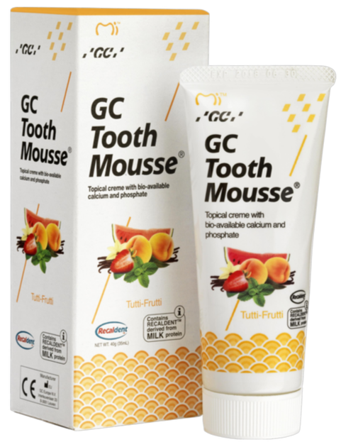 Krem do zębów GC Tooth Mousse Tutti-Frutti 35 ml (2800011949255) - Zdjęcie 1 Krem do zębów GC Tooth Mousse Tutti-Frutti 35 ml (2800011949255) - obraz 1