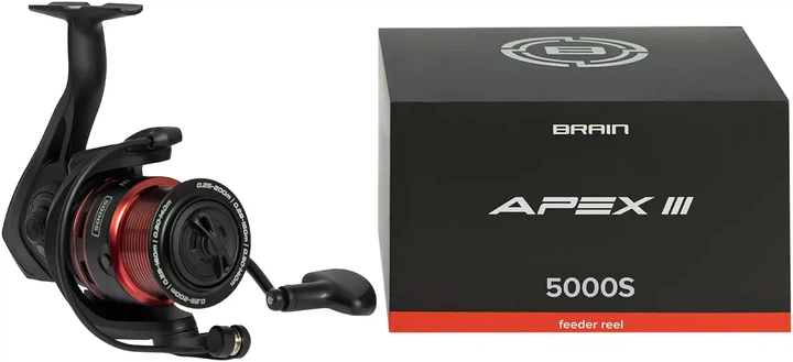 Котушка Brain Apex III Feeder 5000S 5+1BB 4.9:1 - Фото 1 Котушка Brain Apex III Feeder 5000S 5+1BB 4.9:1 - зображення 1
