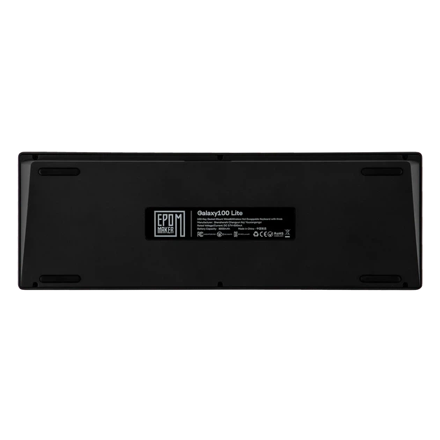 Механічна клавіатура EPOMAKER Galaxy100 Lite, 96%, Tri-Mode, Hot Swap, Gasket, RGB, CNC Aluminum - зображення 6