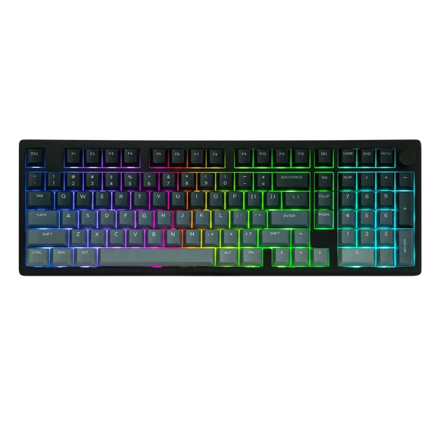 Механічна клавіатура EPOMAKER Galaxy100 Lite, 96%, Tri-Mode, Hot Swap, Gasket, RGB, CNC Aluminum - зображення 7