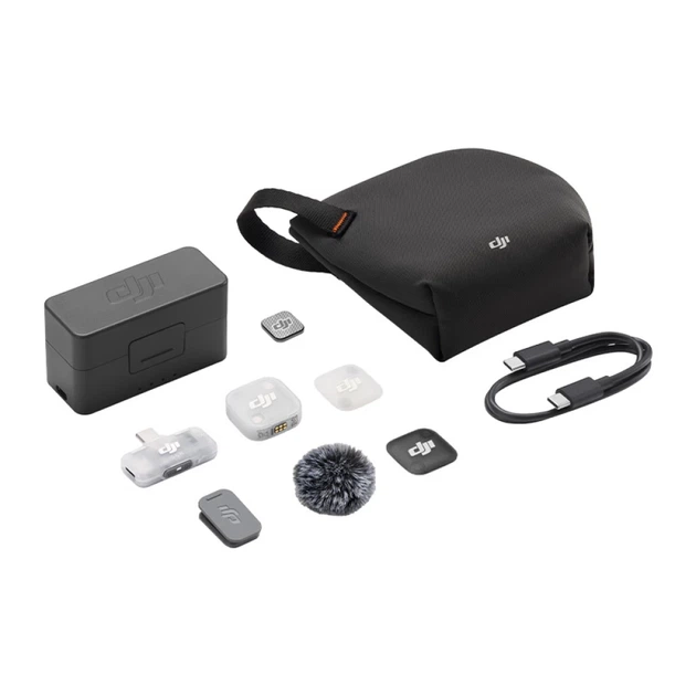 Система беспроводных микрофонов DJI Mic Mini 2 (1 TX + 1 Mobile RX + зарядный кейс) (CP.RN.00000533.01) - Фото 2 Система беспроводных микрофонов DJI Mic Mini 2 (1 TX + 1 Mobile RX + зарядный кейс) (CP.RN.00000533.01) - изображение 2