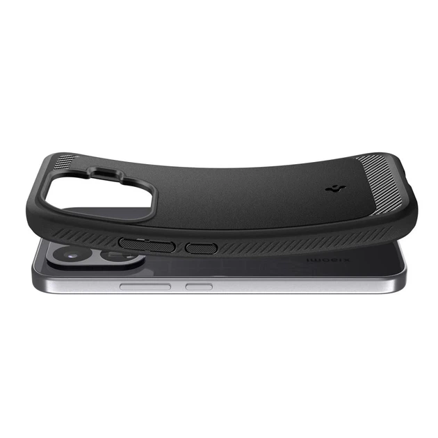 Чехол Spigen Rugged Armor для Xiaomi 17T Pro Black (ACS11869) - Фото 4 Чехол Spigen Rugged Armor для Xiaomi 17T Pro Black (ACS11869) - изображение 4