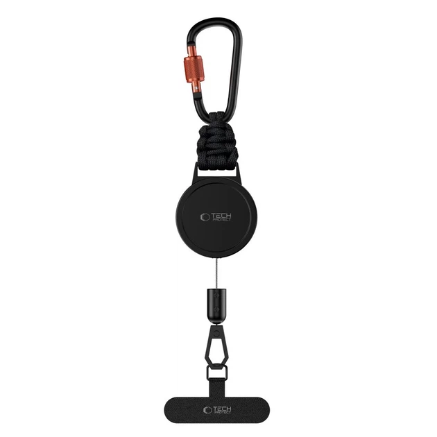 Автодержатель Tech-Protect ATH04 UrbanLoop Anti-Theft Black Orange (5906302342693) - Фото 2 Автодержатель Tech-Protect ATH04 UrbanLoop Anti-Theft Black Orange (5906302342693) - изображение 2