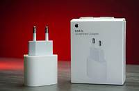 Зарядний пристрій для iPhone Apple ORIGINAL 20 Вт USB Type-C Білий (MUVV3ZM/A) - изображение 7