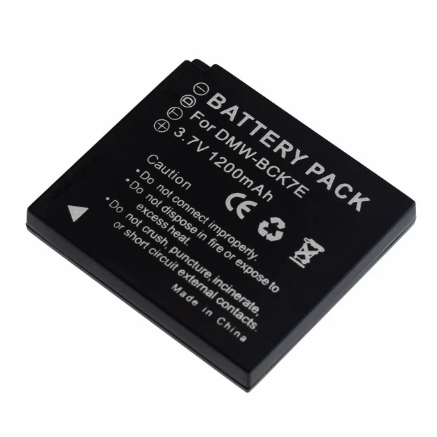 Аккумулятор BCK7/YN101J (DMW-BCK7E) 1200mAh 3.7V Li-Ion для фотокамер Panasonic Lumix (K-CH133) - Фото 4 Аккумулятор BCK7/YN101J (DMW-BCK7E) 1200mAh 3.7V Li-Ion для фотокамер Panasonic Lumix (K-CH133) - изображение 4