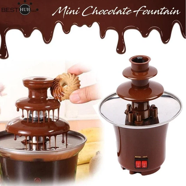 Мини шоколадный фонтан-фондюшница Mini Chocolate Fondue Fountain Grandio - Фото 4 Мини шоколадный фонтан-фондюшница Mini Chocolate Fondue Fountain Grandio - изображение 4