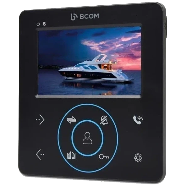 Комплект видеодомофона BCOM BD-480 Black Kit - изображение 2