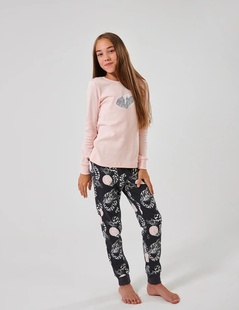 Пижама для девочки SMIL 104774-1 Кораллово-розовый р.134 - изображение 3