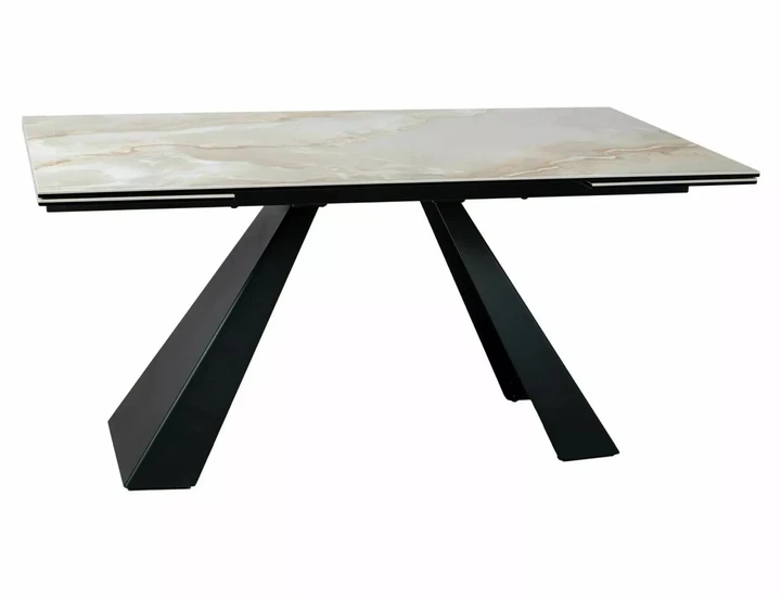 Стол раскладной ProDobro SALVADORE CERAMIC 160(240)x90 ONICE ORO - Фото 2 Стол раскладной ProDobro SALVADORE CERAMIC 160(240)x90 ONICE ORO - изображение 2