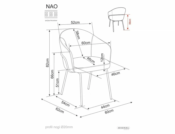 Стул ProDobro NAO NOELLE, ткань капучино, черный металлический каркас - Фото 4 Стул ProDobro NAO NOELLE, ткань капучино, черный металлический каркас - изображение 4