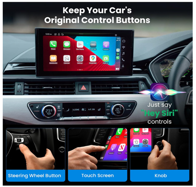 Адаптер S1 Wireless CarPlay для iPhone, переходник с проводного на беспроводной Apple CarPlay, Plug & Play, USB и Type-C - изображение 6