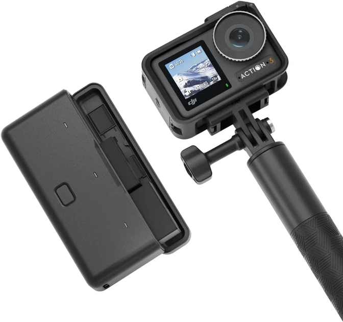Экшн-камера DJI Osmo Action 3 Adventure Combo 360° 12 Мп 4K 120fps Wi-Fi Водонепроницаемая Черная (102289840) - Уценка - Фото 1 Экшн-камера DJI Osmo Action 3 Adventure Combo 360° 12 Мп 4K 120fps Wi-Fi Водонепроницаемая Черная (102289840) - Уценка - изображение 1