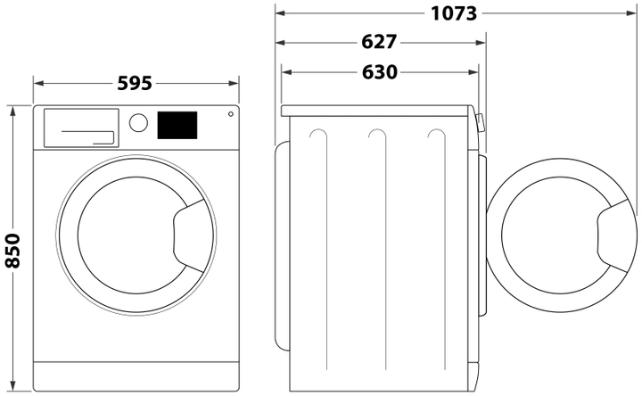 Прально-сушильна машина Whirlpool FFWDB 976258 BV UA - Фото 5 Прально-сушильна машина Whirlpool FFWDB 976258 BV UA - изображение 5