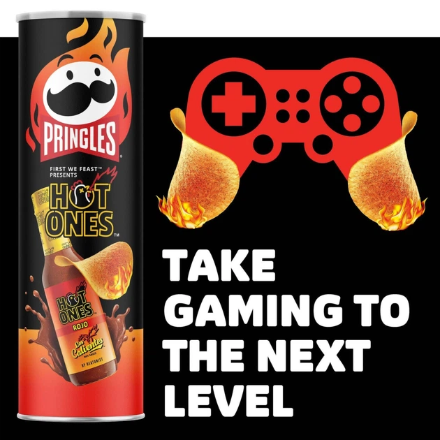 Чипсы Pringles Hot Ones Los Calientes Rojo Острые 156г - Фото 3 Чипсы Pringles Hot Ones Los Calientes Rojo Острые 156г - изображение 3