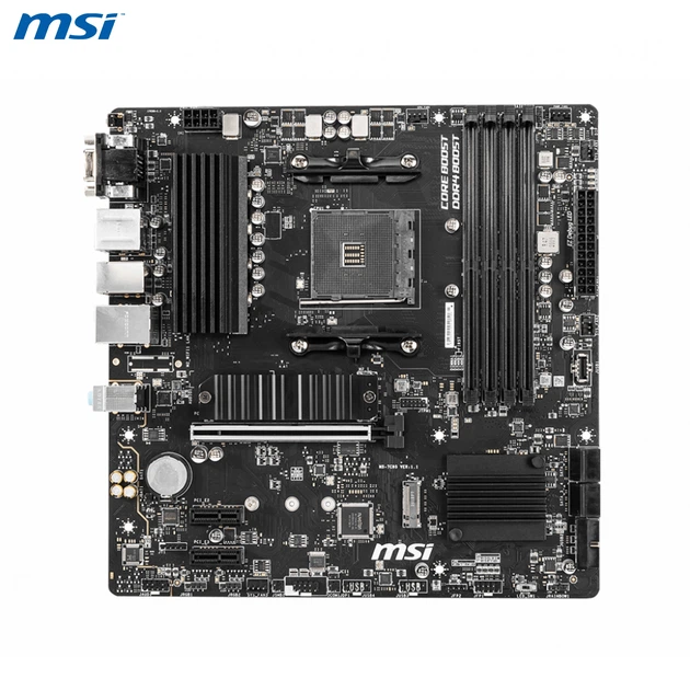 Материнська плата MSI B550M PRO-VDH (sAM4, AMD B550, DDR4, mATX) - зображення 3