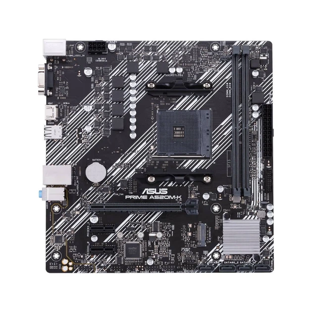Материнская плата ASUS PRIME A520M-K (sAM4, AMD A520, DDR4, mATX) - изображение 3