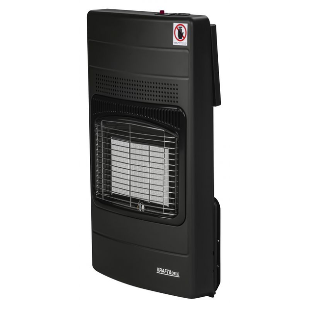 Газовый обогреватель инфракрасный Kraft&Dele KD6530 3 режима 1500/2750/4200 Вт керамический нагреватель автономный с редуктором и шлангом для дома мастерской гаража дачи отопитель на пропан-бутане камин на газу складной мощный портативный - изображение 5