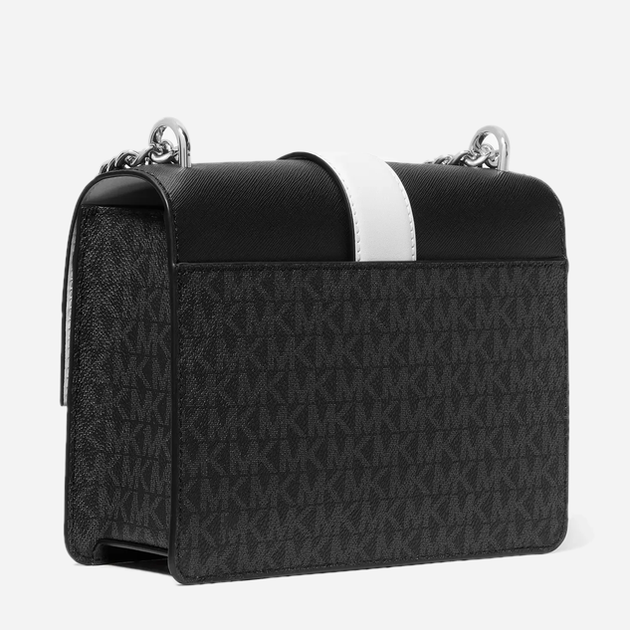 Сумка кросс-боди через плечо женская маленькая Michael Kors Greenwich Small Color-Block Signature Logo Белая (791853429611) - Фото 3 Сумка кросс-боди через плечо женская маленькая Michael Kors Greenwich Small Color-Block Signature Logo Белая (791853429611) - изображение 3