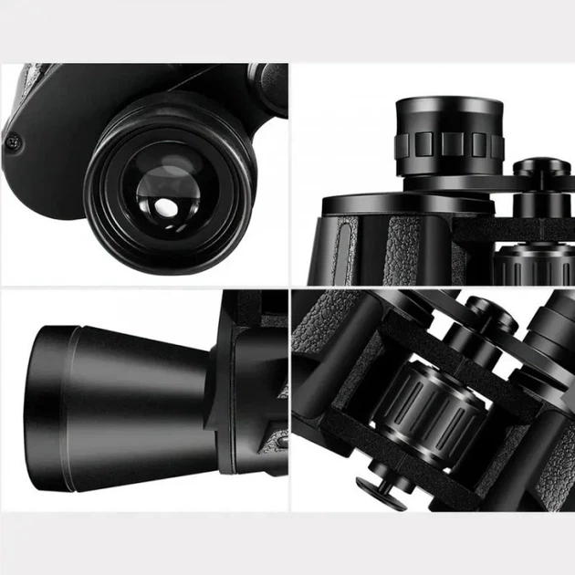 Польовий світлосильний бінокль 70х70 Binoculars High Quality — потужний бінокль для спостереження з чохлом (Чорний) - Фото 3 Польовий світлосильний бінокль 70х70 Binoculars High Quality — потужний бінокль для спостереження з чохлом (Чорний) - зображення 3