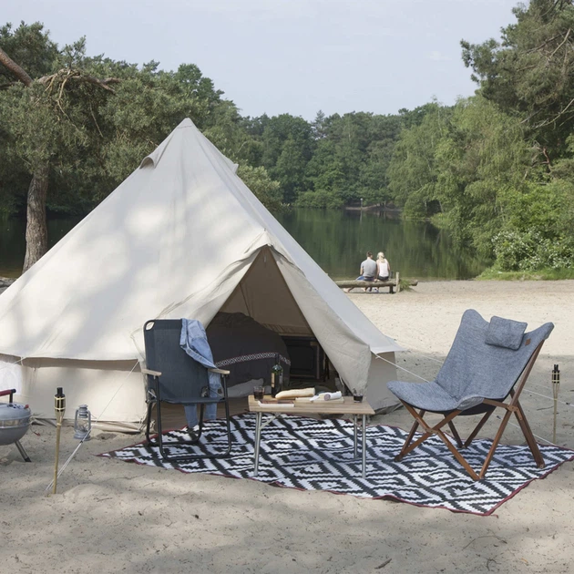 Кресло раскладное Bo-Camp дерево 870х750х960 мм серое - изображение 11