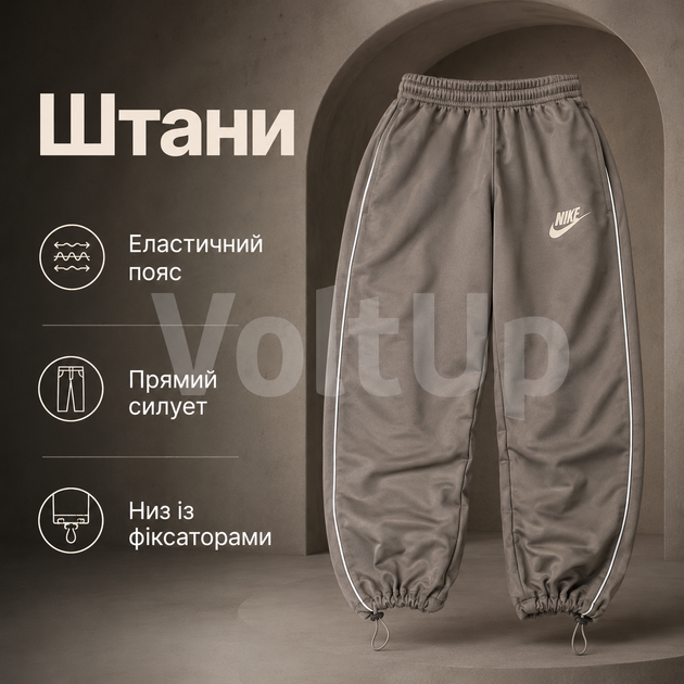 Спортивний костюм трійка Сірий з двонитки люкс жіночий комплект кофта топ і штани, розмір 48-50 - зображення 4