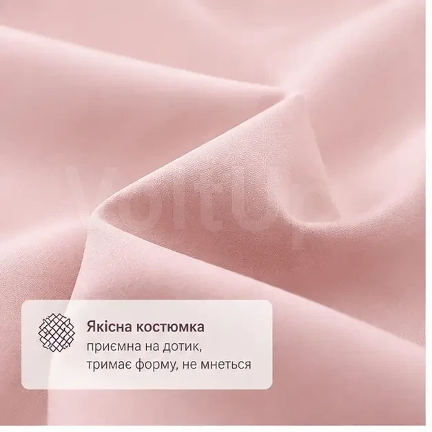 Жіночий Рожевий костюм на підкладці з костюмної тканини люкс піджак і штани, розмір 52-54 - зображення 3