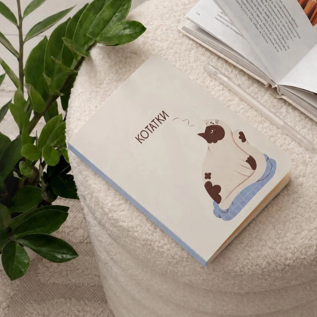 Блокнот Gifty в клітинку "Котатки". 19х13 см - изображение 2