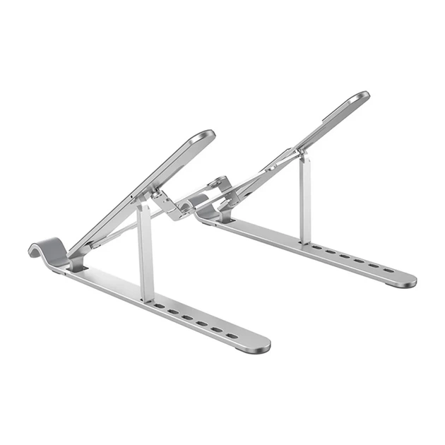 Подставка для ноутбука Orico PFB-A21 11-17" регулируемая складная Silver (6942886205305) - изображение 3
