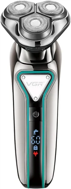 Электробритва VGR V-323 роторная с дисплеем, водонепроницаемая - Фото 1 Электробритва VGR V-323 роторная с дисплеем, водонепроницаемая - изображение 1
