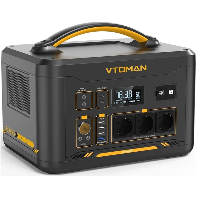 Зарядная станция Vtoman Jump 2200 PB-29 2200W 1548Wh (Jump 2200) - изображение 3