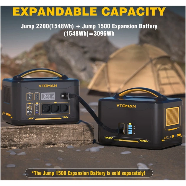 Зарядная станция Vtoman Jump 2200 PB-29 2200W 1548Wh (Jump 2200) - изображение 8