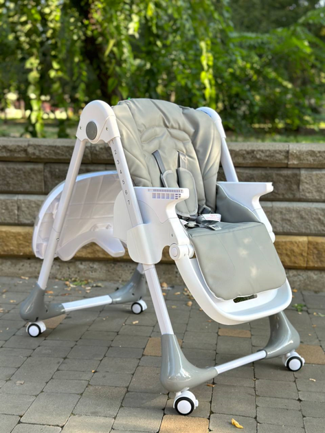 Детский Стульчик для кормления BAMBI M 3233L Light Gray - Фото 6 Детский Стульчик для кормления BAMBI M 3233L Light Gray - изображение 6