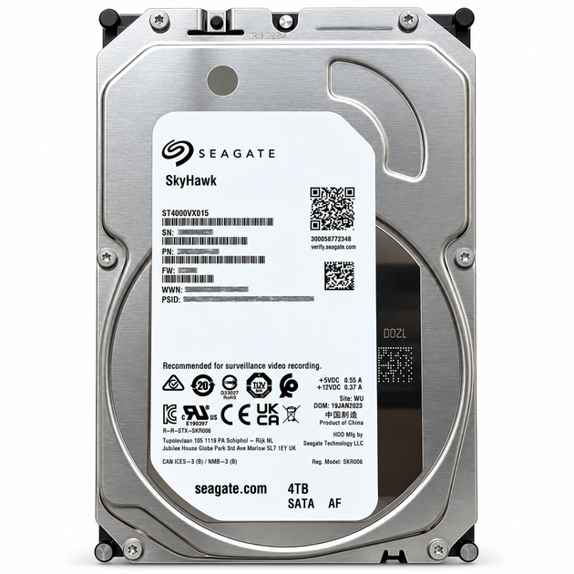Жорсткий диск 3.5" SkyHawk ST4000VX015 4TB/5400об/хв передача до 180 МБ/c - зображення 2