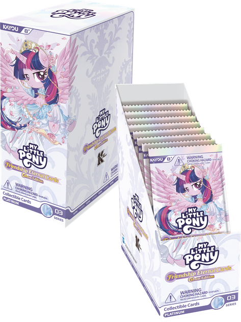 Zestaw kart Kayou My Little Pony: Frendship Eternal Cards - Moon Edition - Platinum Blister 12 szt. (6937187415058) - obraz 5
