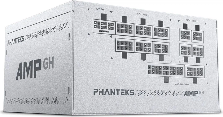 Блок питания Phanteks AMP GH V2 1000W 80 PLUS Platinum ATX3.1, PCIe 5.1 (PH-P1000GH_WT02_EU) - Фото 1 Блок питания Phanteks AMP GH V2 1000W 80 PLUS Platinum ATX3.1, PCIe 5.1 (PH-P1000GH_WT02_EU) - изображение 1