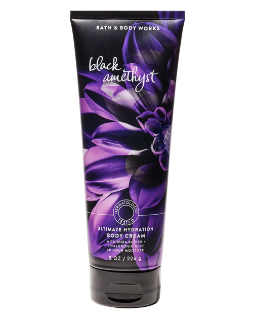 Парфюмированный крем для тела Bath & Body Works (1200198025420) Black Amethyst Ultimate Hydration Body Cream226 г - Фото 1 Парфюмированный крем для тела Bath & Body Works (1200198025420) Black Amethyst Ultimate Hydration Body Cream226 г - изображение 1