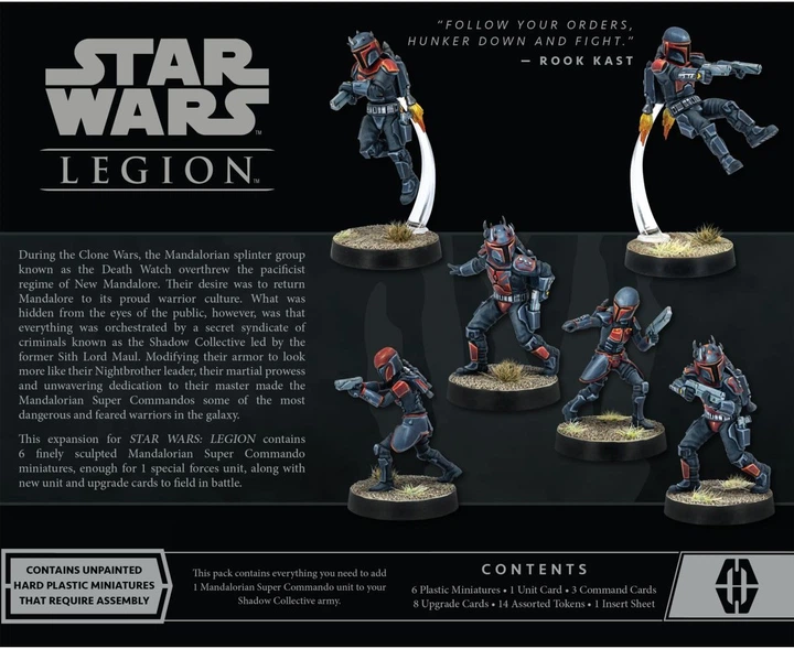 Zestaw figurek do złożenia i pomalowania Atomic Mass Games Star Wars Legion Mandalorian Super Commandos Unit Expansion 6 szt (0841333116460) - Zdjęcie 2 Zestaw figurek do złożenia i pomalowania Atomic Mass Games Star Wars Legion Mandalorian Super Commandos Unit Expansion 6 szt (0841333116460) - obraz 2