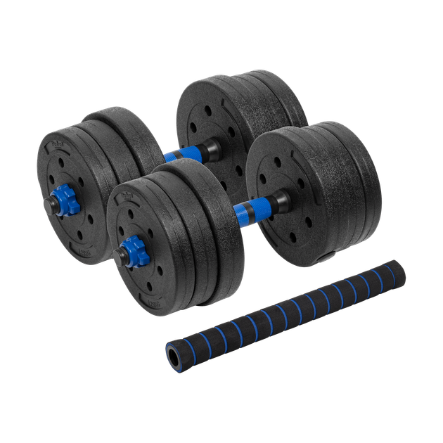 Бітумні гантелі Rebel ACTIVE RBA-2300 2×10 кг - зображення 2