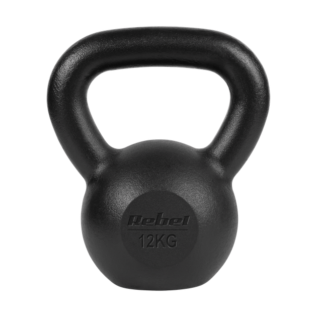 Чавунна гиря 12 кг Rebel Active RBA-2323-12 - зображення 2