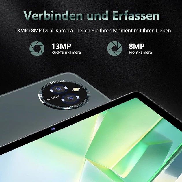 Планшет 10'' Full HD ANTEMPER D106 8+6/128Gb 4G 2-SIM 8-ядер Android 14 8000 mAh Серый (102318549) - Уценка - Фото 7 Планшет 10'' Full HD ANTEMPER D106 8+6/128Gb 4G 2-SIM 8-ядер Android 14 8000 mAh Серый (102318549) - Уценка - изображение 7