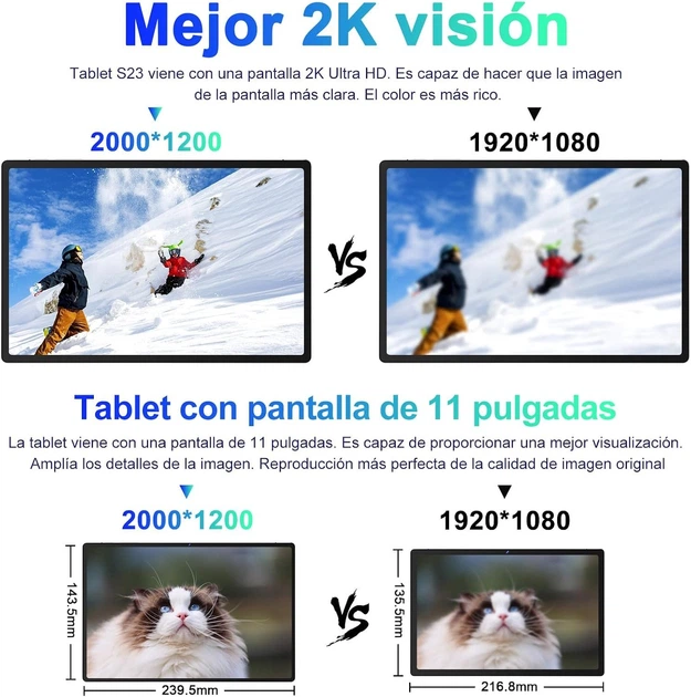 Планшет 11" Full HD Sebbe S23 T (8+8)/256Gb 8 ядер Android 13 10000 mAh Серебристый (102373211) - Уценка - Фото 5 Планшет 11" Full HD Sebbe S23 T (8+8)/256Gb 8 ядер Android 13 10000 mAh Серебристый (102373211) - Уценка - изображение 5