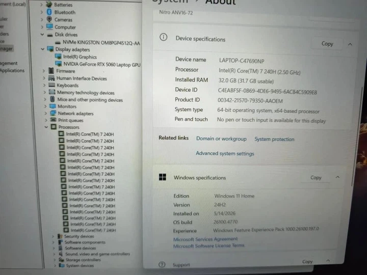 Ноутбук Acer Nitro V 16 ANV16-72-73VJ (NH.U2EAA.002) - изображение 10