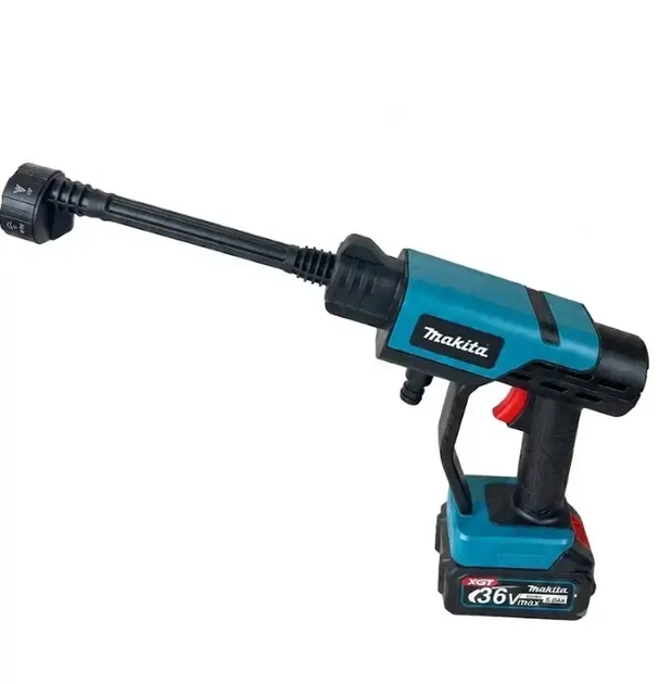 Мойка для авто Makita DHW201Z аккумуляторная 36 В 6 А·ч беспроводная 30 бар аппарат высокого давления 230 л/ч с 6 режимами шлангом 5 м кейсом для мойки машины велосипеда садовой техники - Фото 2 Мойка для авто Makita DHW201Z аккумуляторная 36 В 6 А·ч беспроводная 30 бар аппарат высокого давления 230 л/ч с 6 режимами шлангом 5 м кейсом для мойки машины велосипеда садовой техники - изображение 2