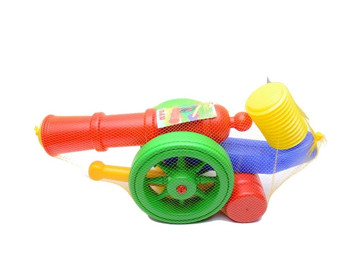 Гармата іграшкова Toys Plast пневматична з кульками та молотком 50 см Toys plast (ИП.06.000) - изображение 3