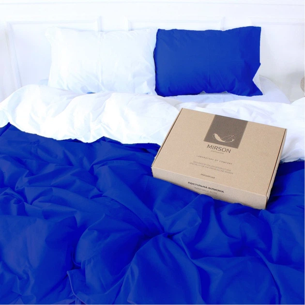 Постільна білизна MirSon Ranforce Elite Pablo Blue 220х240 King Size (2200004703671) - Фото 1 Постільна білизна MirSon Ranforce Elite Pablo Blue 220х240 King Size (2200004703671) - зображення 1