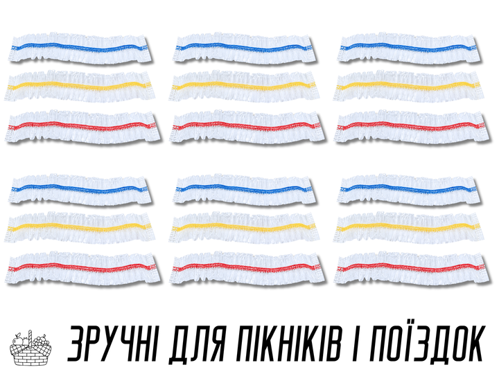 Пакети FROM FACTORY для зберігання продуктів на гумці 100шт - зображення 15