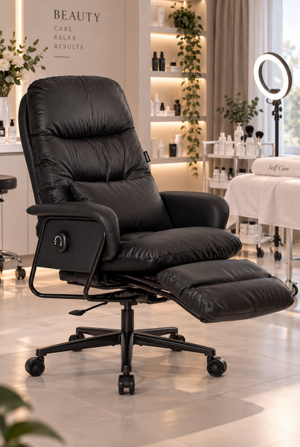 Офисное кресло Mealux Senator Black (HF-S17 PU/B) - Фото 3 Офисное кресло Mealux Senator Black (HF-S17 PU/B) - изображение 3